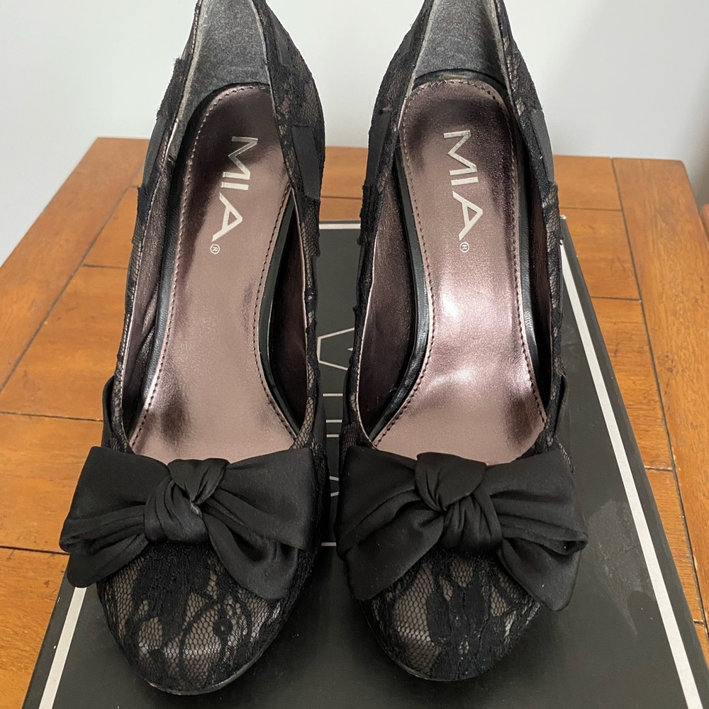 Heels black lace - Picture 2 of 5